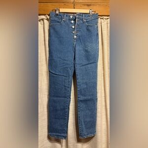 Express Women's Slim Leg Blue Jeans